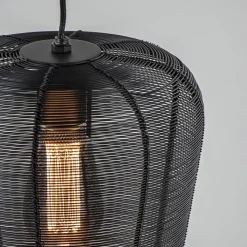 Straluma Moderne 3-lichts eettafelhanglamp Adeta mat zwart><noscript><img width=