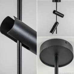 Straluma Moderne 2-lichts opbouwspot zwart verstelbaar></noscript> Opbouwspots|Keukenverlichting