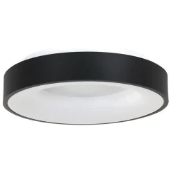 Straluma Moderne plafondlamp zwart met geïntegreerd LED> Plafondlampen|Plafonnières