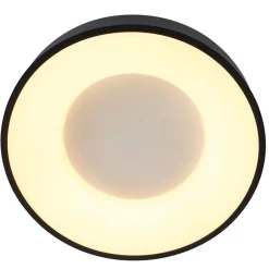 Straluma Moderne plafondlamp zwart met geïntegreerd LED></noscript> Plafondlampen|Plafonnières