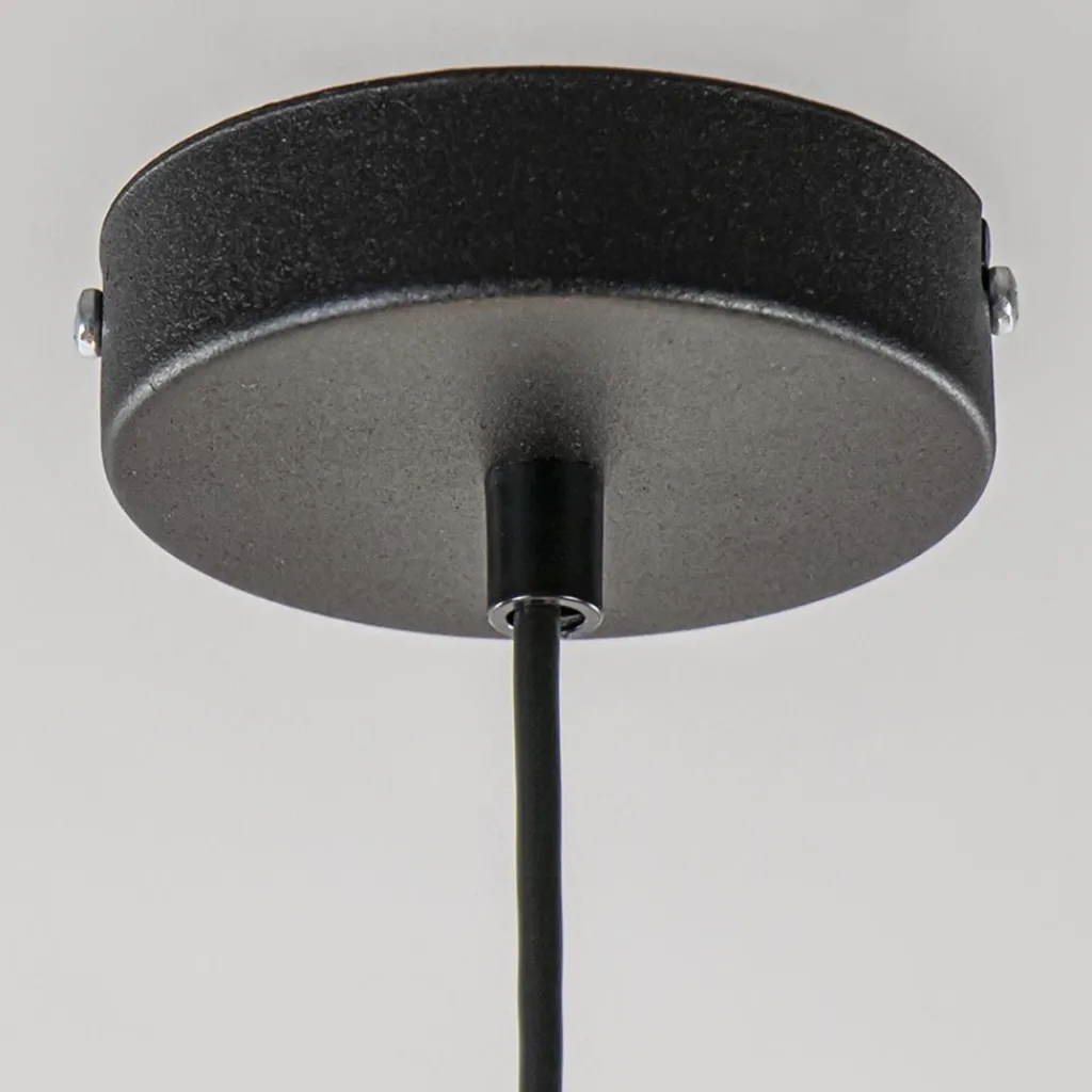 Straluma Moderne retro hanglamp zwart met witte bollen> Halverlichting|Eetkamerverlichting