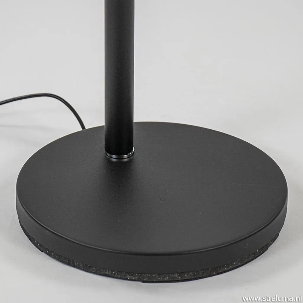 Straluma Moderne uplighter zwart met dimbaar LED> Vloerlampen|Uplighters