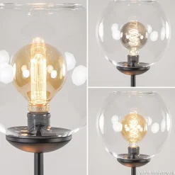 Straluma Moderne vloerlamp met glazen bollen><noscript><img width=
