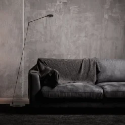 Straluma Moderne vloerlamp/leeslamp zwart LED dim-to-warm></noscript> Vloerlampen|Leeslampen