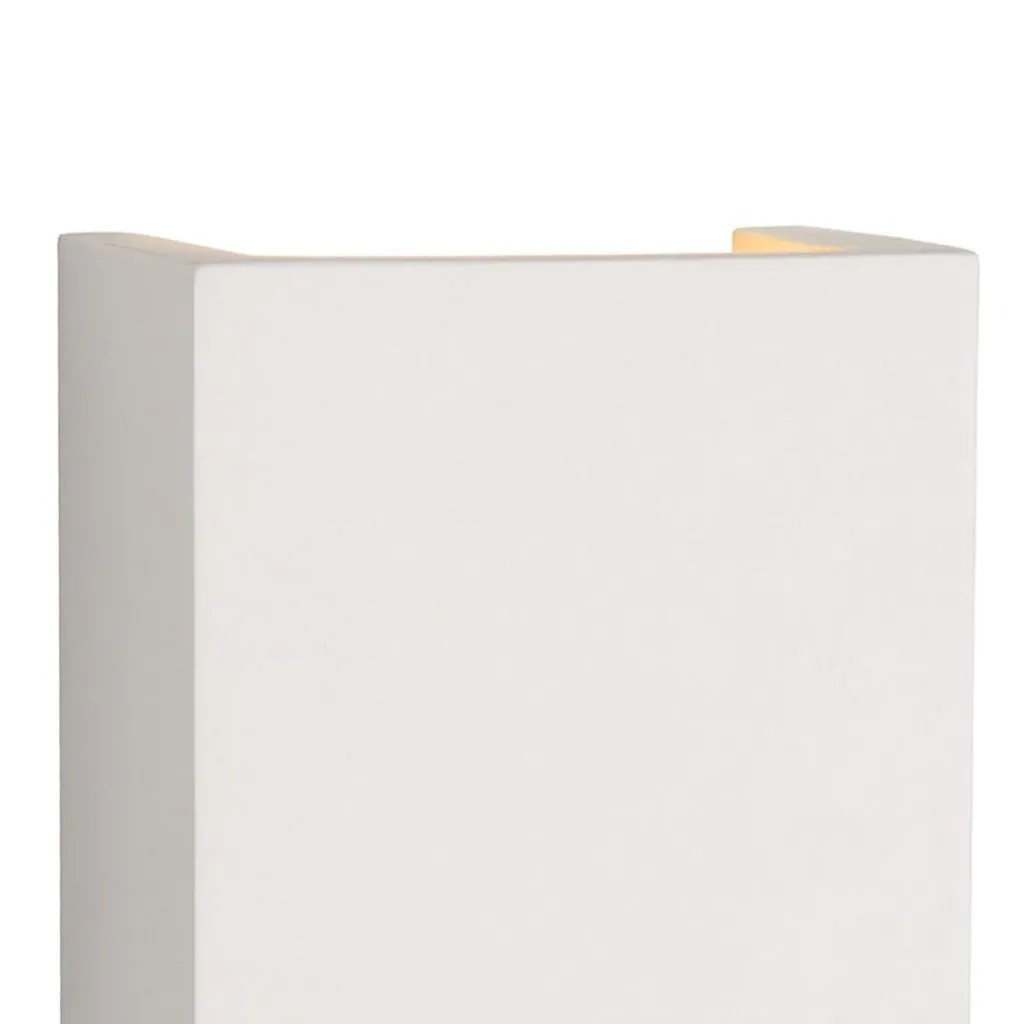 Straluma Moderne wandlamp hoogwaardig gips rechthoek> Woonkamerlampen|Slaapkamerlampen