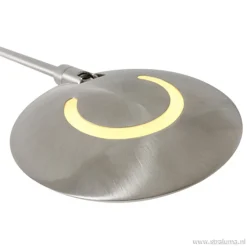 Straluma Moderne wandlamp staal met dimbaar LED></noscript> Wandlampen|Leeslampen