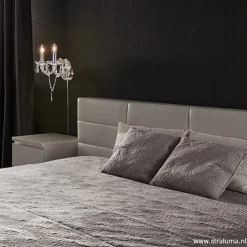 Straluma Mooie wandlamp Maria Theresa 2-lichts></noscript> Bedlampjes|Woonkamerlampen