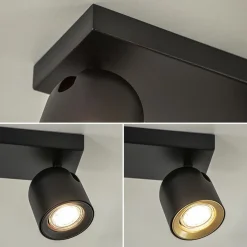 Straluma Opbouwspot Solare 3l balk zwart><noscript><img width=