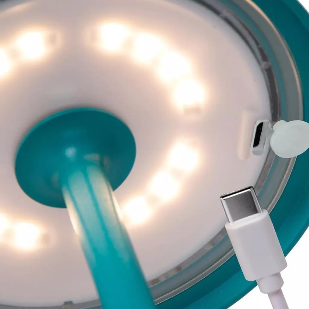 Straluma Oplaadbare LED buitenlamp op batterij turquoise> Tafellampen|Buitenlampen