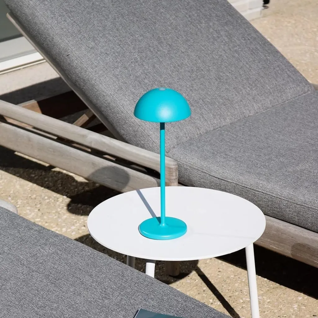 Straluma Oplaadbare LED buitenlamp op batterij turquoise> Tafellampen|Buitenlampen