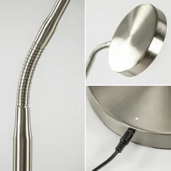 Straluma Oplaadbare LED leeslamp nikkel dimbaar></noscript> Vloerlampen|Leeslampen