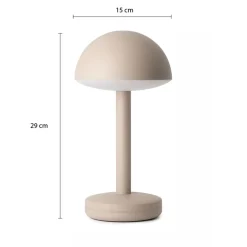 Straluma Oplaadbare LED tafellamp beige> Tafellampen|Buitenlampen