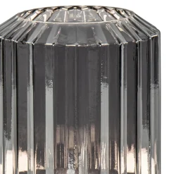 Straluma Oplaadbare LED tafellamp op batterij titanium/zwart><noscript><img width=