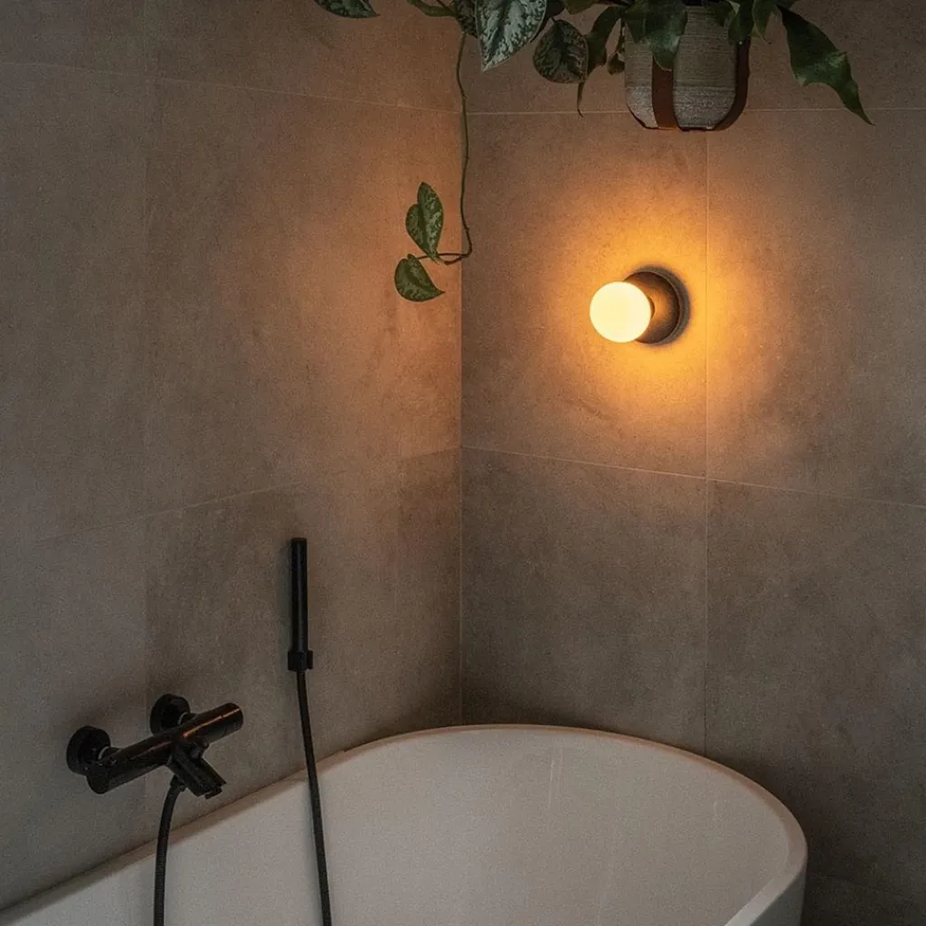 Straluma Oplaadbare wandlamp zwart incl frosted lichtbron> Wandlampen|Keukenverlichting