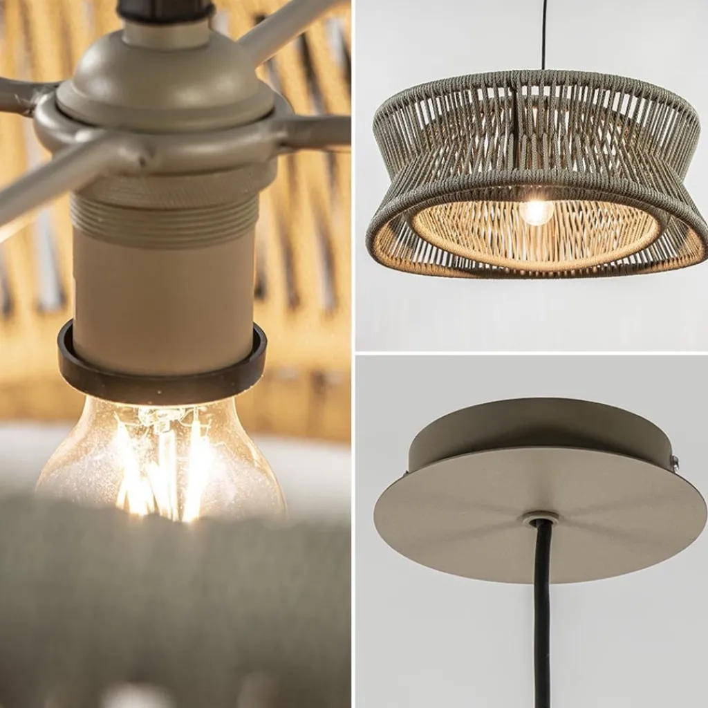 Straluma Outdoor hanglamp groot 60 cm donker beige> Hanglampen|Buitenlampen