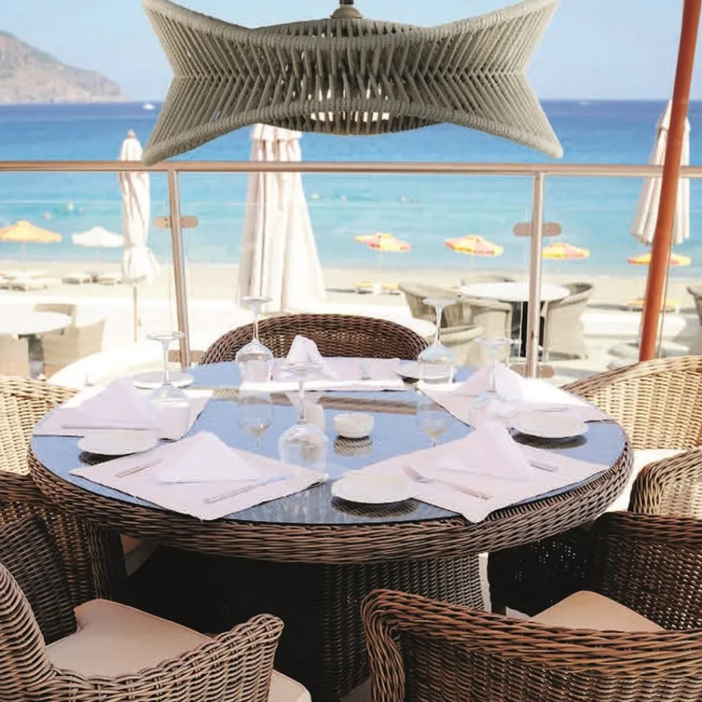 Straluma Outdoor hanglamp groot 60 cm donker beige> Hanglampen|Buitenlampen