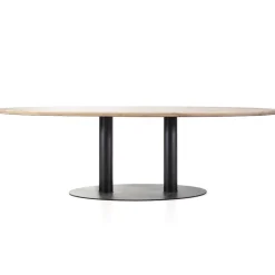 Straluma Ovale eetkamertafel eiken naturel 300x120 cm> Eettafels