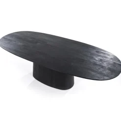 Straluma Ovale eettafel Aron 300x110 cm zwart mangohout></noscript> Eettafels