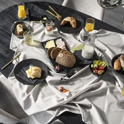 Straluma Ovale eettafel Aron 300x110 cm zwart mangohout></noscript> Eettafels