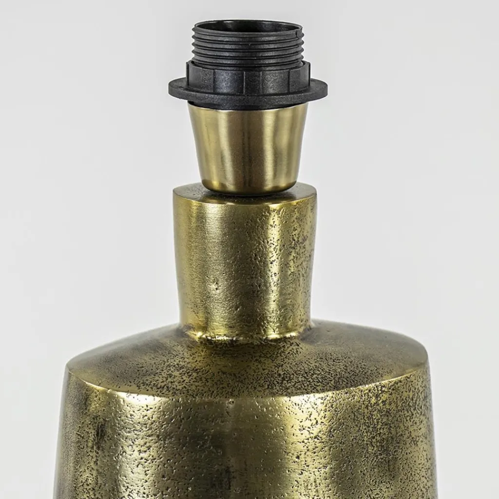 Straluma Ovale lampvoet Baloe antiek brons excl. kap> Tafellampen|Lampenvoeten