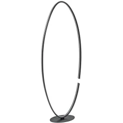 Straluma Ovale LED vloerlamp zwart inclusief dimmer> Vloerlampen|LED Vloerlampen