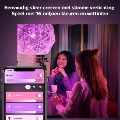 Straluma Philips Hue e27 2-pack color ambiance></noscript> Smart lampen|Philips Hue