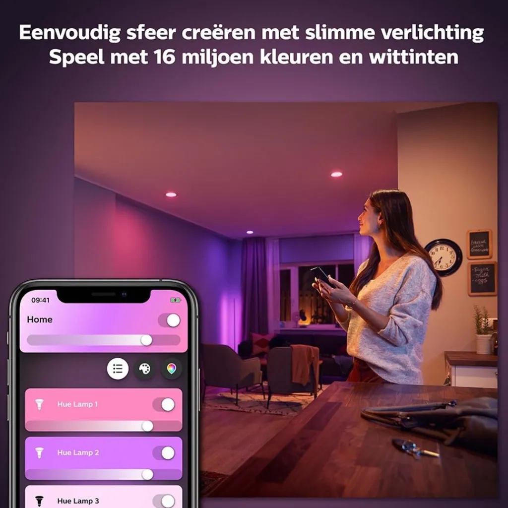 Straluma Philips Hue gu10 2-pack colour ambiance> Smart lampen|Philips Hue