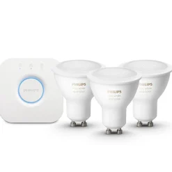 Straluma Philips Hue kit 3xgu10 color+ bridge> Smart lampen|Philips Hue