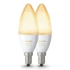 Straluma Philips Hue 4w e14 kaars 2-pack white ambiance> Smart lampen|Philips Hue