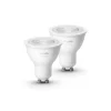 Straluma Philips Hue 5.2w gu10 2-pack 2700k BT> Smart lampen|Philips Hue