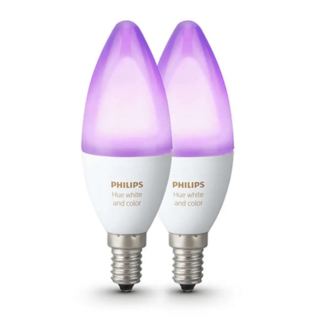 Straluma Philips Hue white and color ambiance E14 lamp 2-pack> Smart lampen|Philips Hue