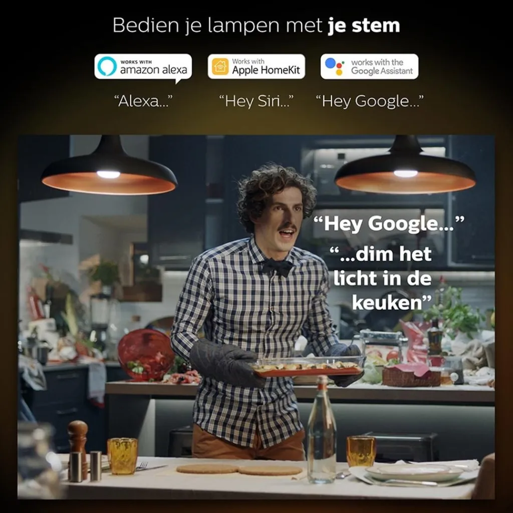 Straluma Philips Hue white starter kit E27 met Bluetooth> Smart lampen|Philips Hue