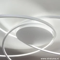 Straluma Plafondlamp bogen speels wit 80cm><noscript><img width=