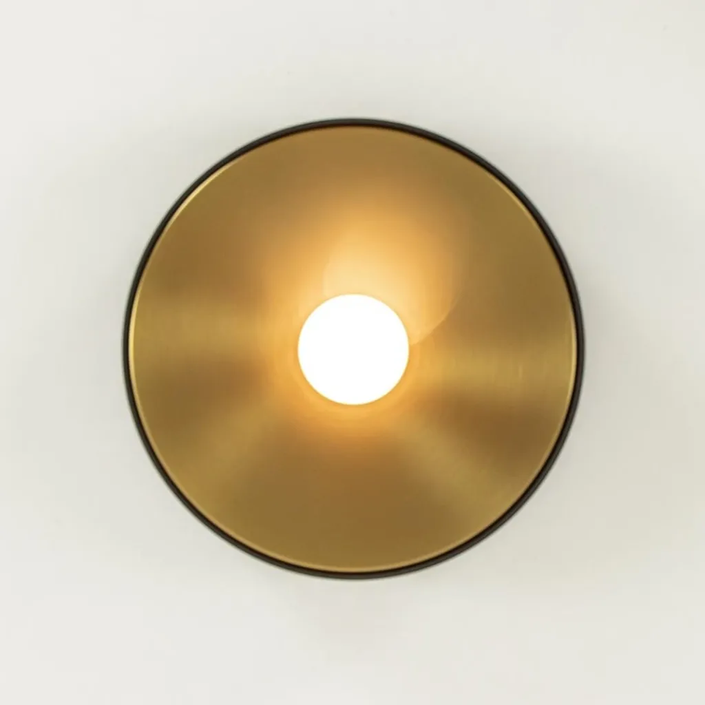 Straluma Plafondlamp Bright 20 zwart/matgoud> Plafondlampen|Opbouwspots