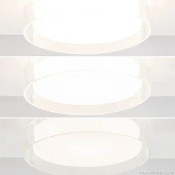 Straluma Plafondlamp chroom/clear IP44 3-step dim><noscript><img width=