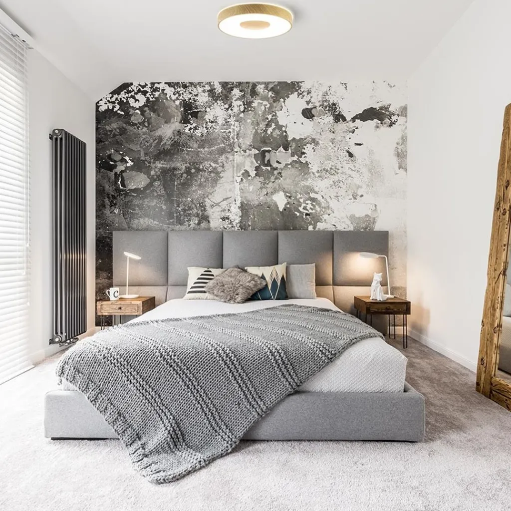 Straluma Plafondlamp Coin 50 hout + remote CCT> Plafondlampen|Plafonnières