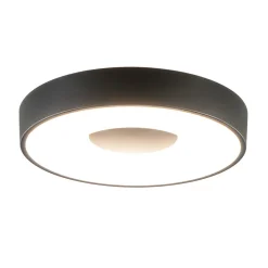 Straluma Plafondlamp Coin 38 zwart + remote CCT><noscript><img width=