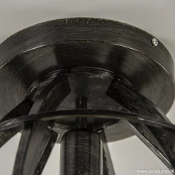 Straluma Plafondlamp frame zwart industrieel></noscript> Plafonnières|Tienerkamerlampen