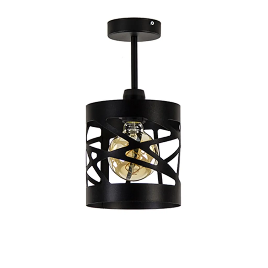 Straluma Plafondlamp Frez zwart metaal> Woonkamerlampen|Slaapkamerlampen