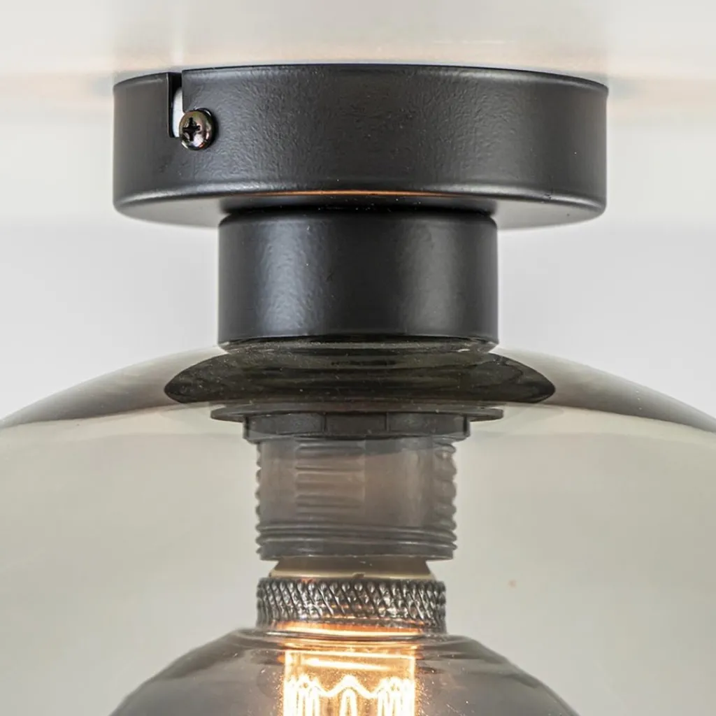 Straluma Plafondlamp globe smoke glas 30cm> Woonkamerlampen|Slaapkamerlampen