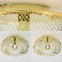 Straluma Plafondlamp Honey 50 goud></noscript> Plafondlampen|Draadlampen