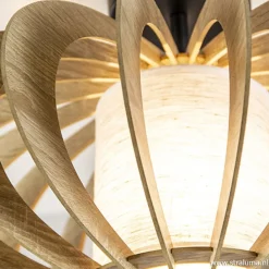 Straluma Plafondlamp hout lamellen klein></noscript> Slaapkamerlampen|Keukenverlichting