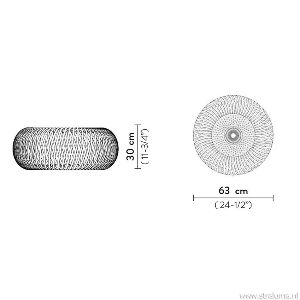 Straluma Plafondlamp Kalatos zwart/goud> Plafonnières|Slaapkamerlampen