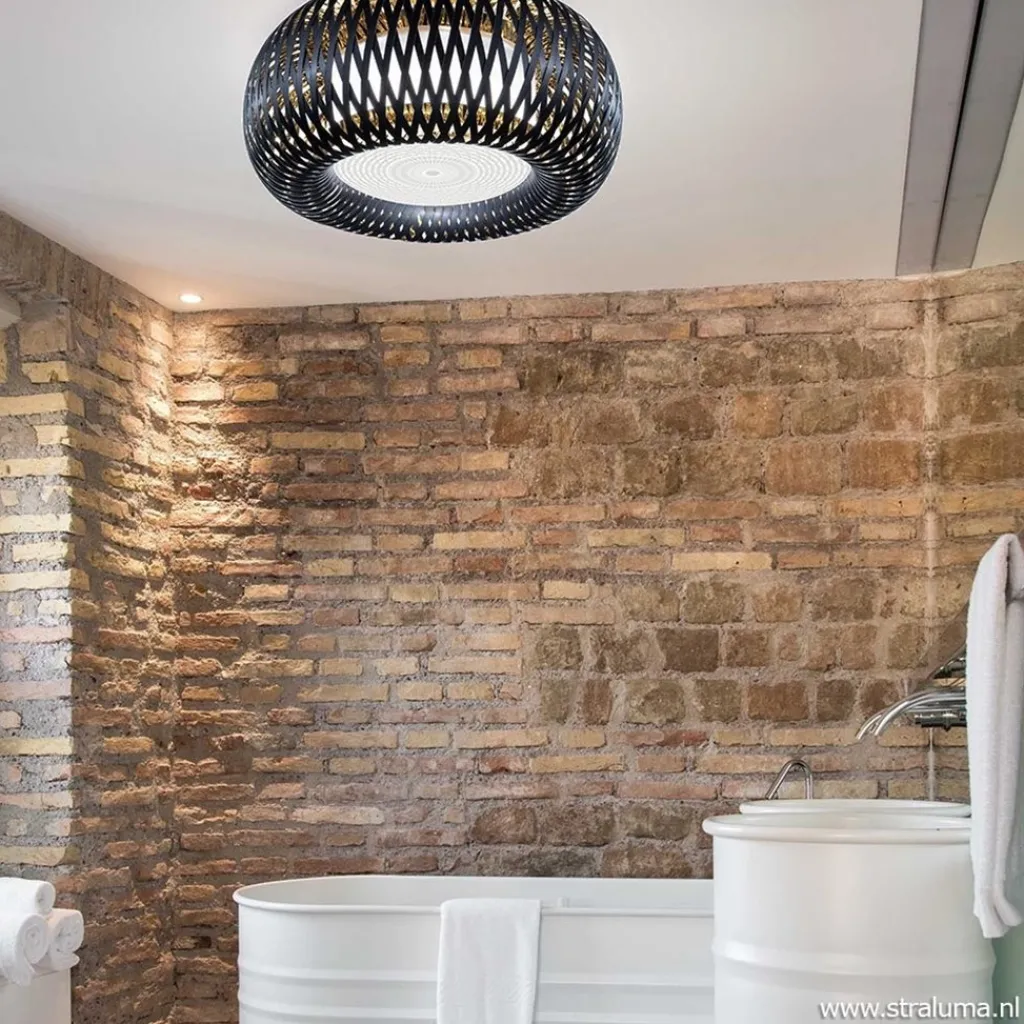 Straluma Plafondlamp Kalatos zwart/goud> Plafonnières|Slaapkamerlampen
