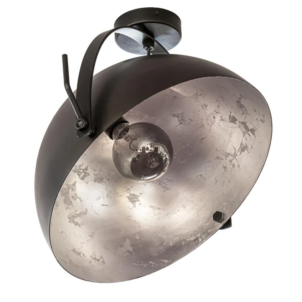 Straluma Plafondlamp Larino gunmetal/silverleaf 40 cm> Plafondlampen|Design Verlichting
