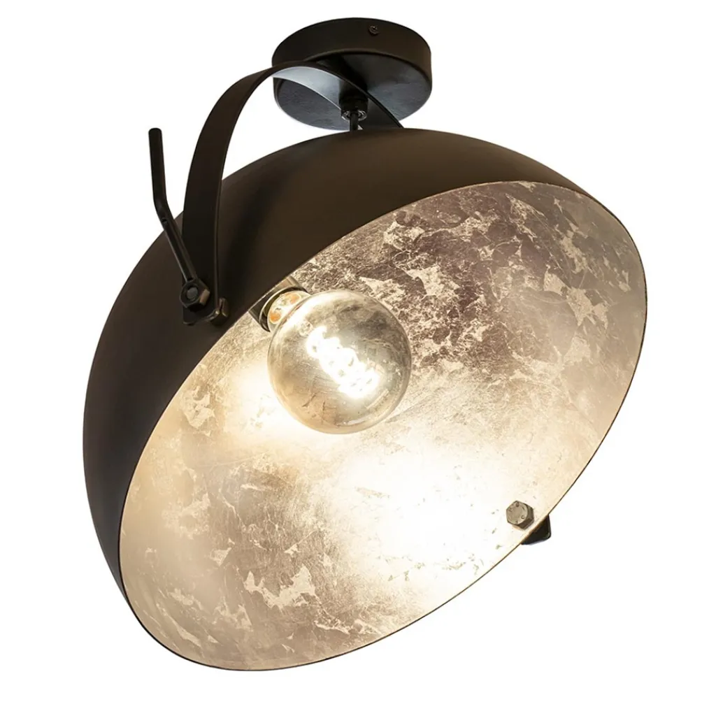 Straluma Plafondlamp Larino gunmetal/silverleaf 40 cm> Plafondlampen|Design Verlichting