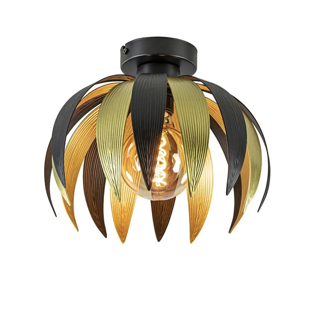 Straluma Plafondlamp leaves zwart/goud> Kinderkamerverlichting|Plafondlampen