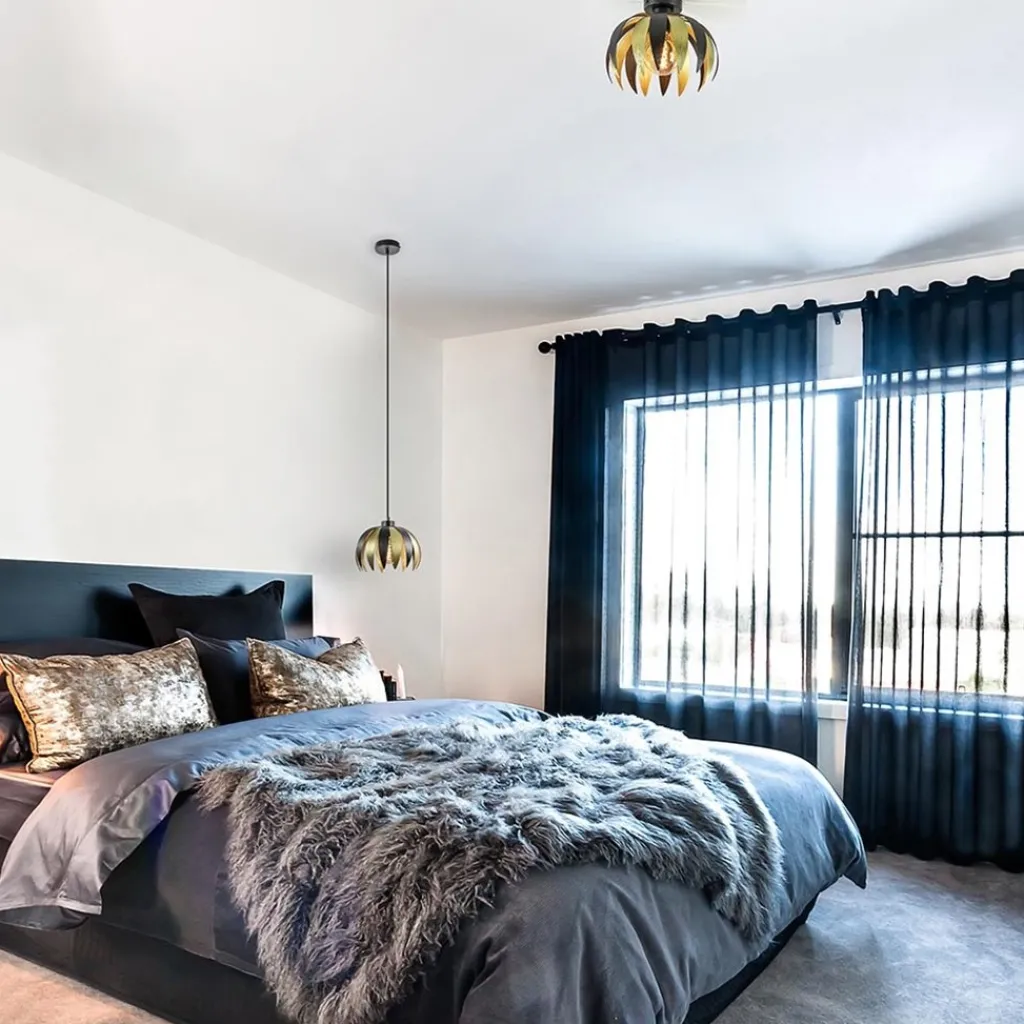 Straluma Plafondlamp leaves zwart/goud> Kinderkamerverlichting|Plafondlampen