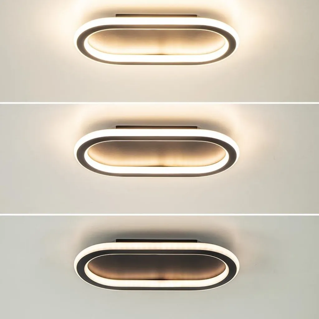 Straluma Plafondlamp Lois 30 zwart 3-switch dim.> Plafondlampen|Wandlampen