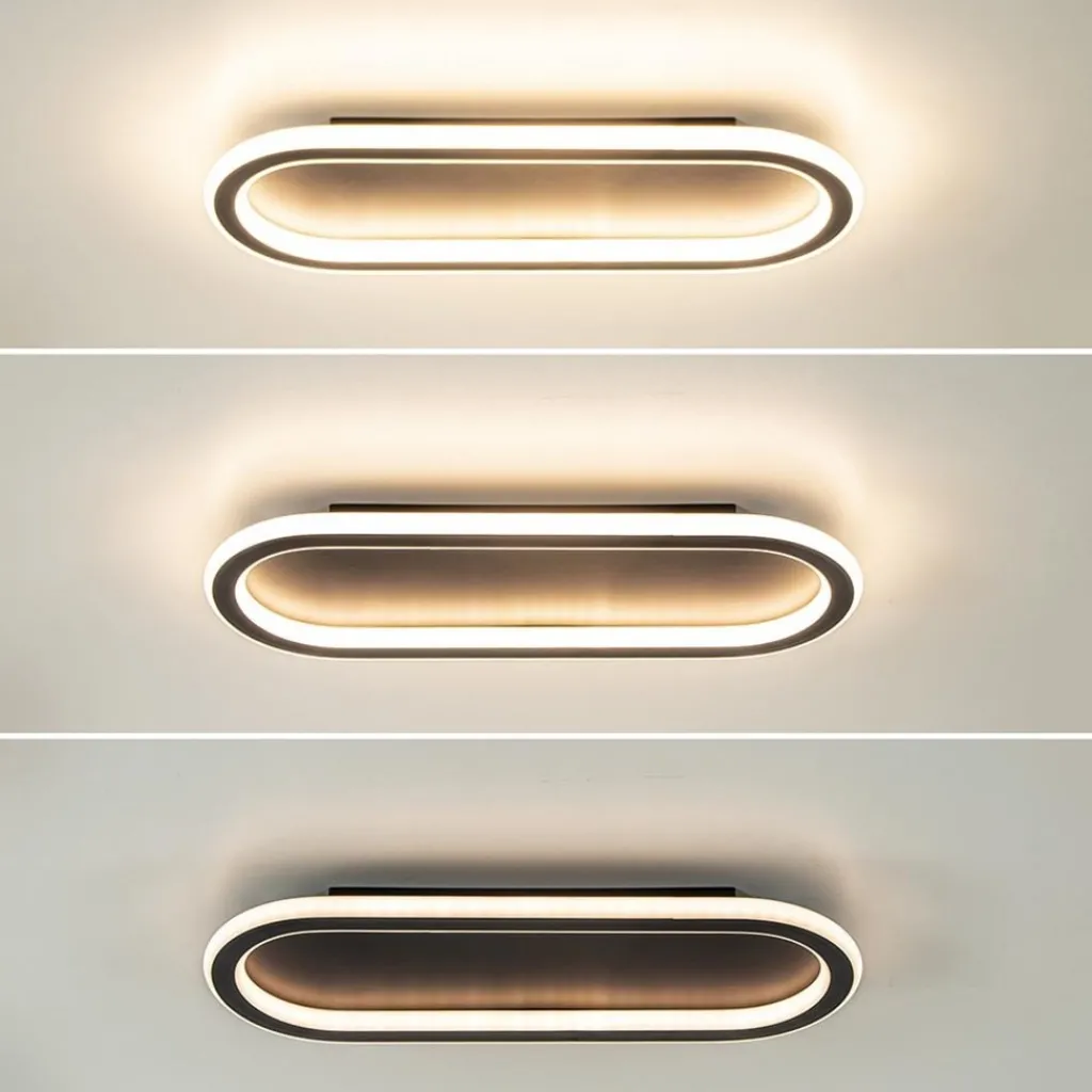 Straluma Plafondlamp Lois 40 zwart 3-switch dim> Plafondlampen|Wandlampen